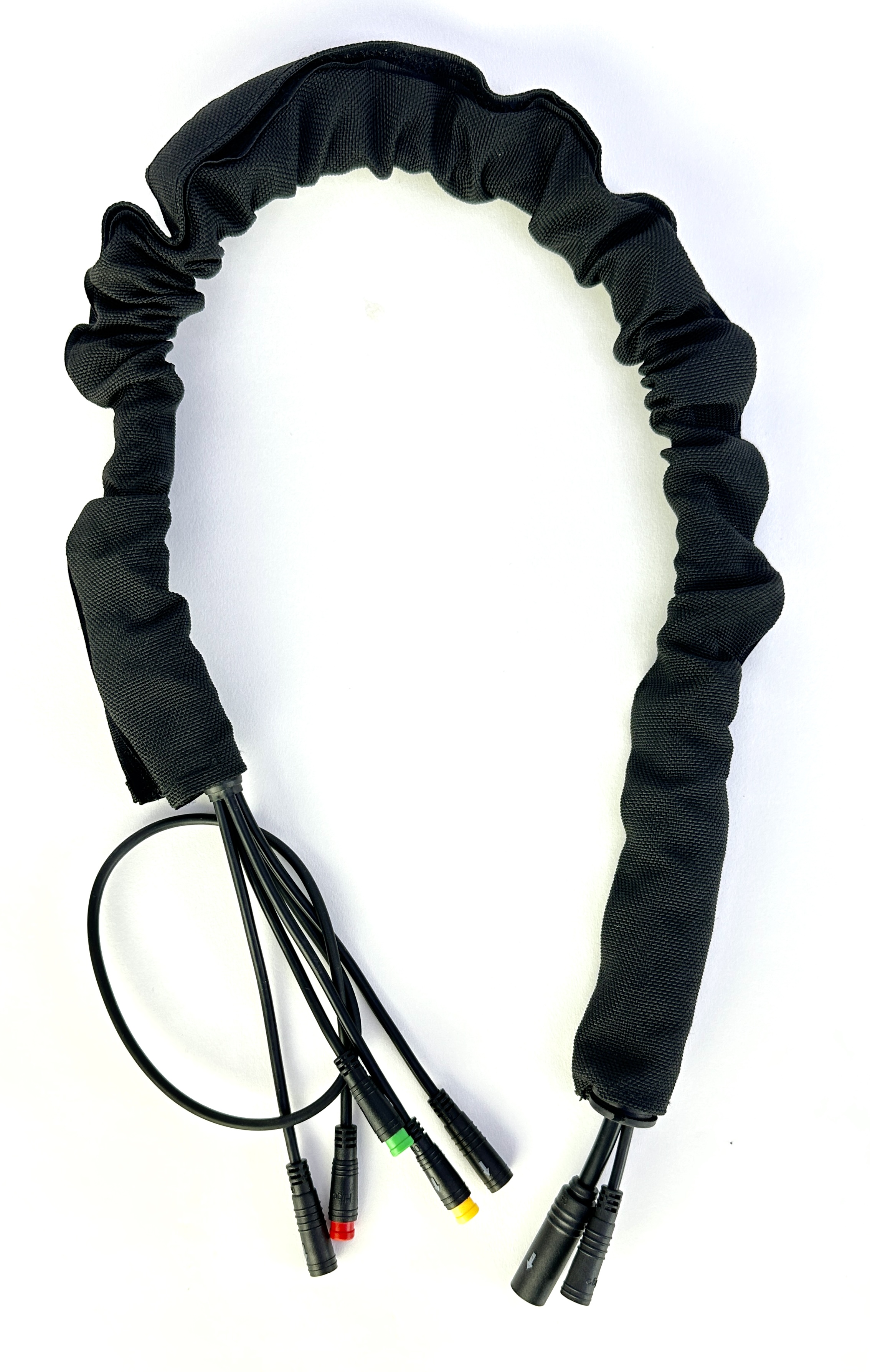 Bafang 1T4 Kabelbaum 70 cm mit Verlängerung 2PIN in Kabelschutzschlauch