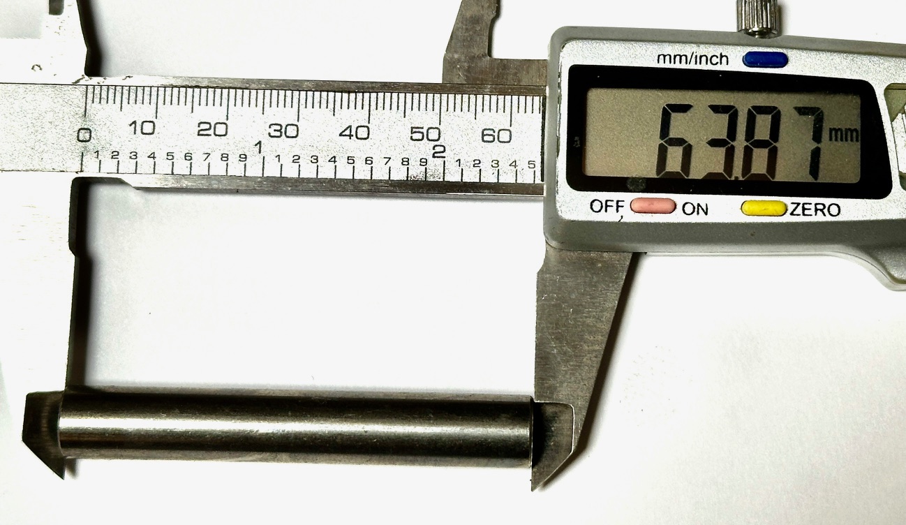 Verbindungsmuffe / Gewindehülse rund M6, 60 x 10 mm