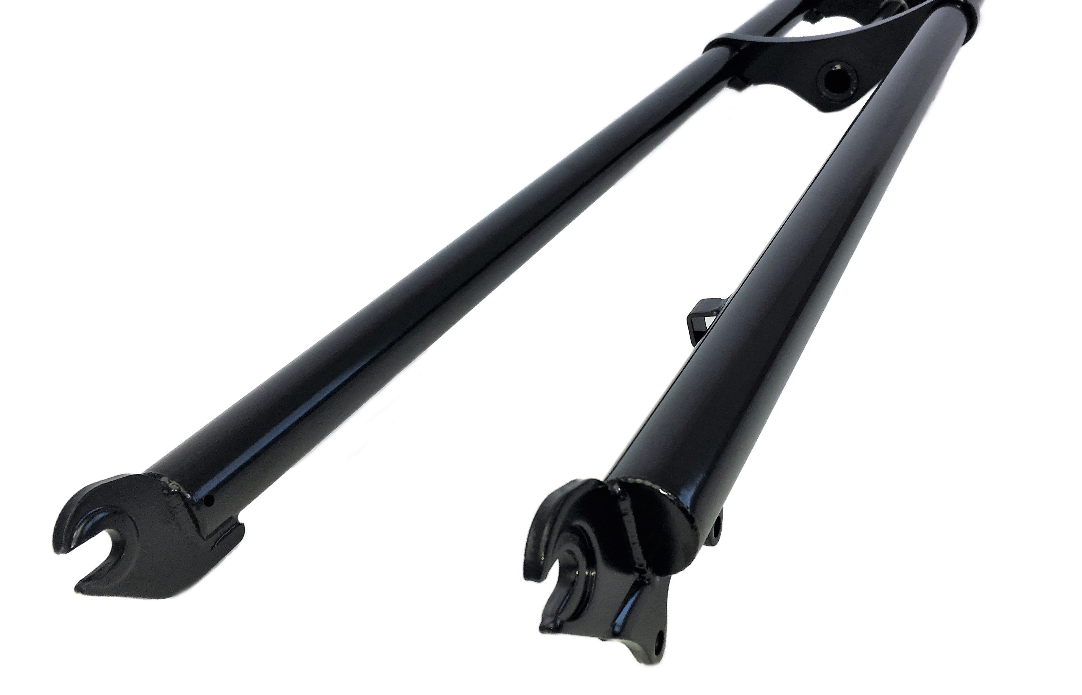 Extra breite Doppelbrückengabel, 900 mm, schwarz für 20-28 Zollreifen