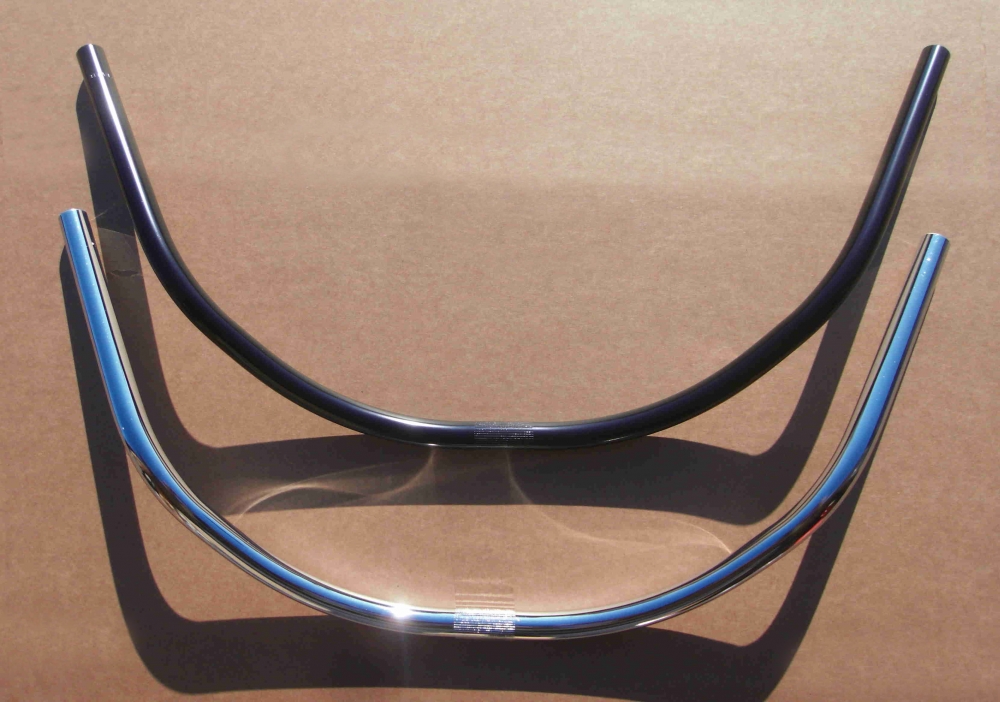 Extrabreiter Cruiser Lenker 69 cm, schwarz, klassische Form